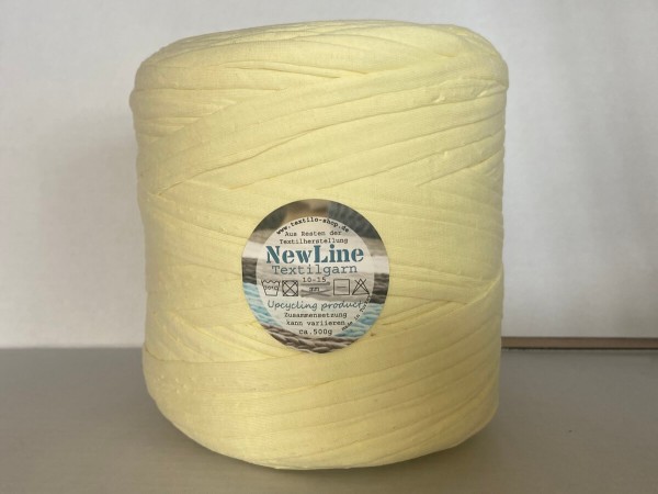 NewLine Textilgarn "Pastellgelb", ca. 700g