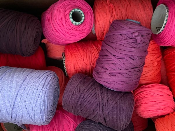 NewLine Corall-Rosa-Violett Textilgarn Mix