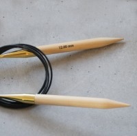 12 mm Rundstricknadel mit 120 cm Seil