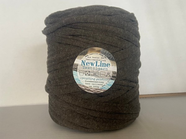 NewLine Textilgarn "Dunkles Kaki", ca. 500g